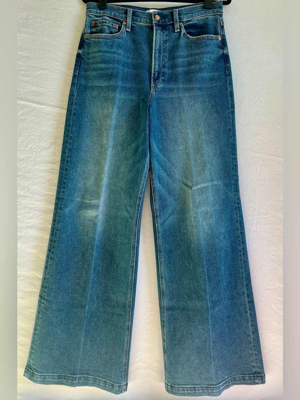 Pistola Lana High-Rise Wide Leg Jeans in Cider wash 30 - Picture 6 of 12